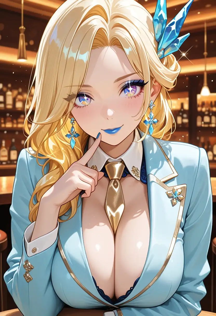 AI art 'Suits vs Dresses ✨' with user description 'Been wanting to do a fancy dress photoshoot for a while, but @zesoul 's Centipede Girl post had me in a suit appreciation mood.  So, why not both?

Suits.  Sharp, classy, stylish, powerful.

Dresses.  Elegant, sexy, glamorous, seductive.

Which is superior?  Who wore it better?  And why is designing outfits so much fun?  🤔

(Also my first time doing an extra pic as thumbnail bait, lmao. We'll see if it works. 🫪)'