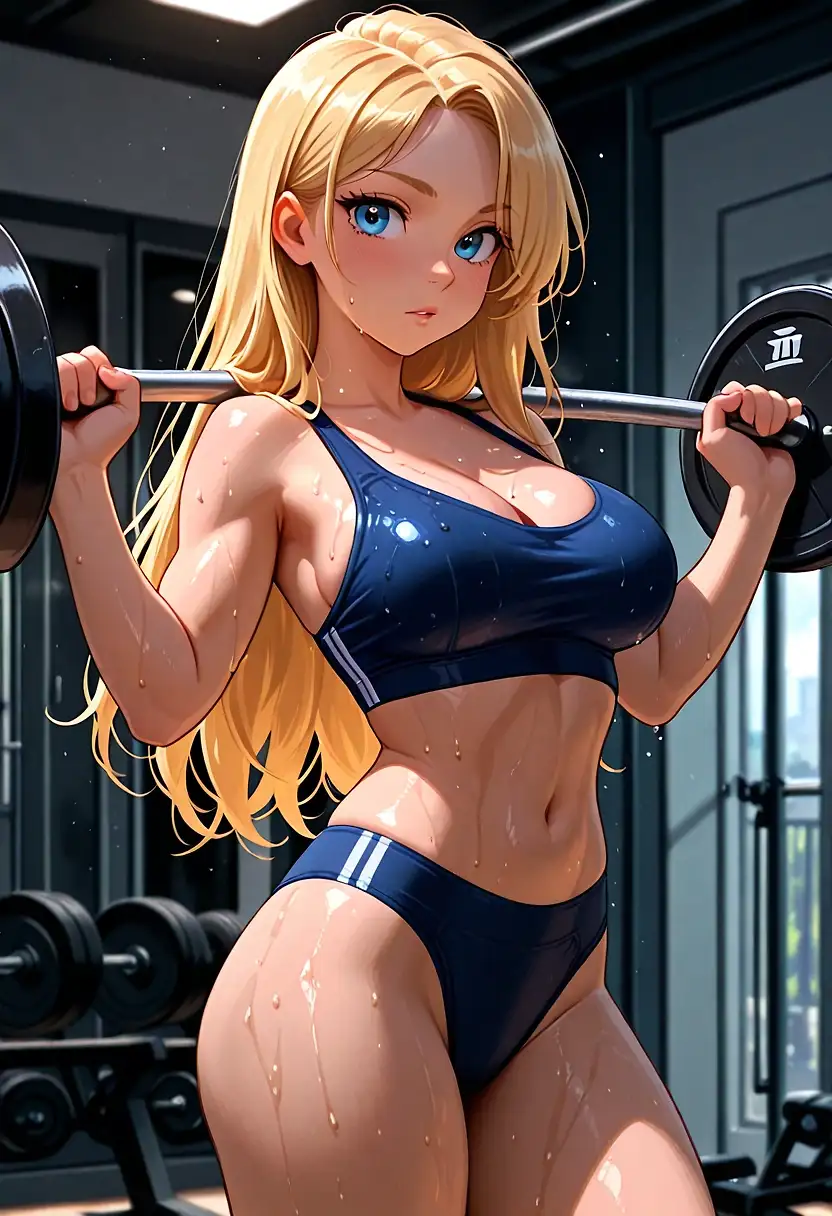 AI art "Work Out time"