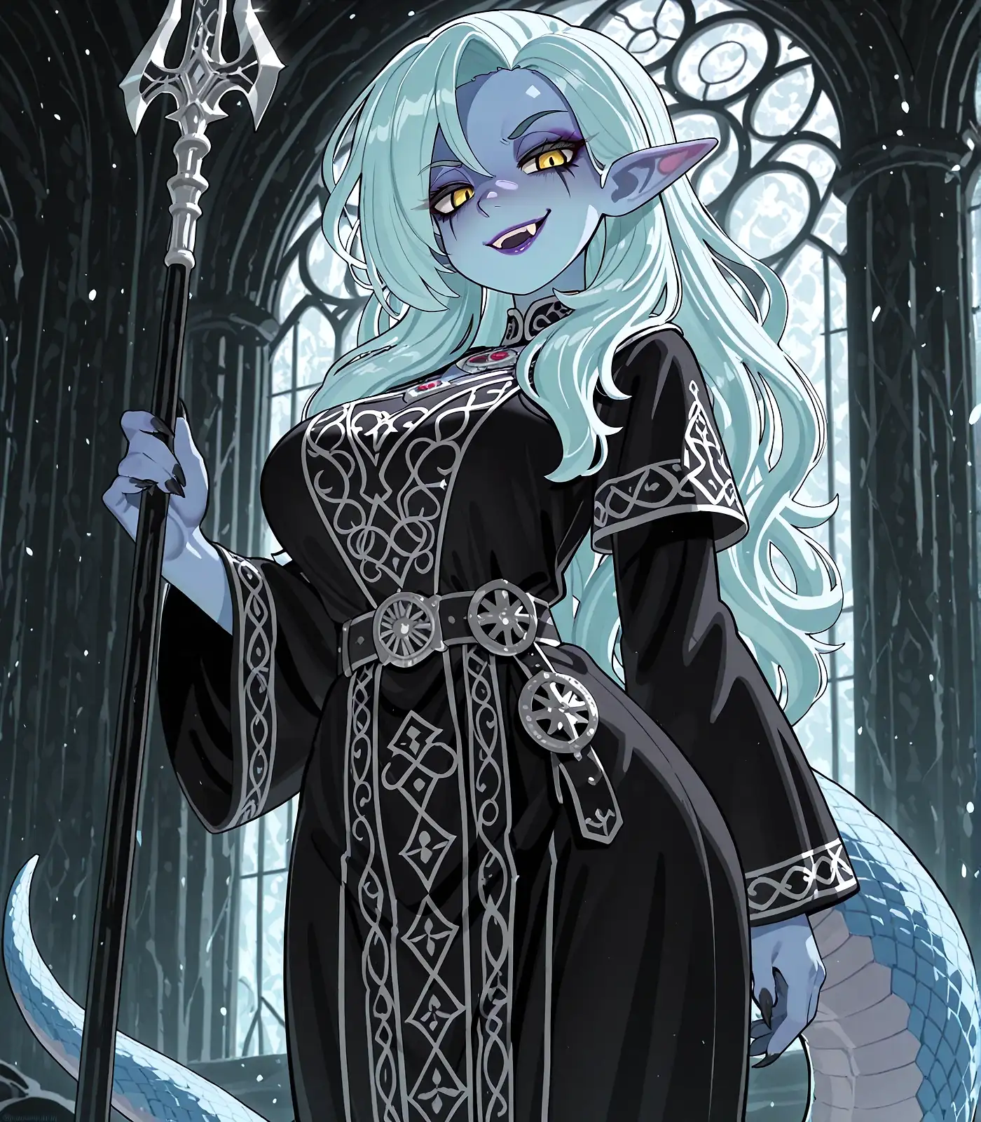 AI art "Mother of Monsters: Angrboda"