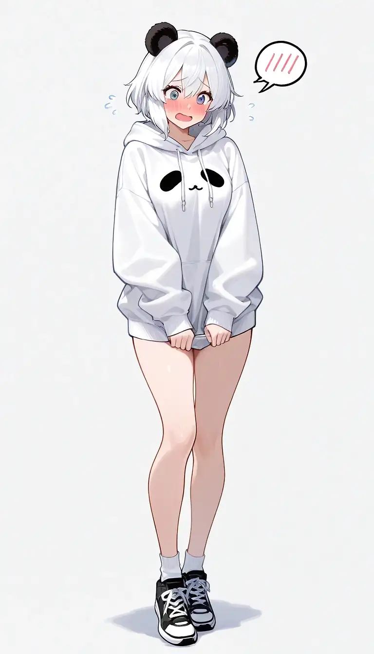 AI art "Panda girl"