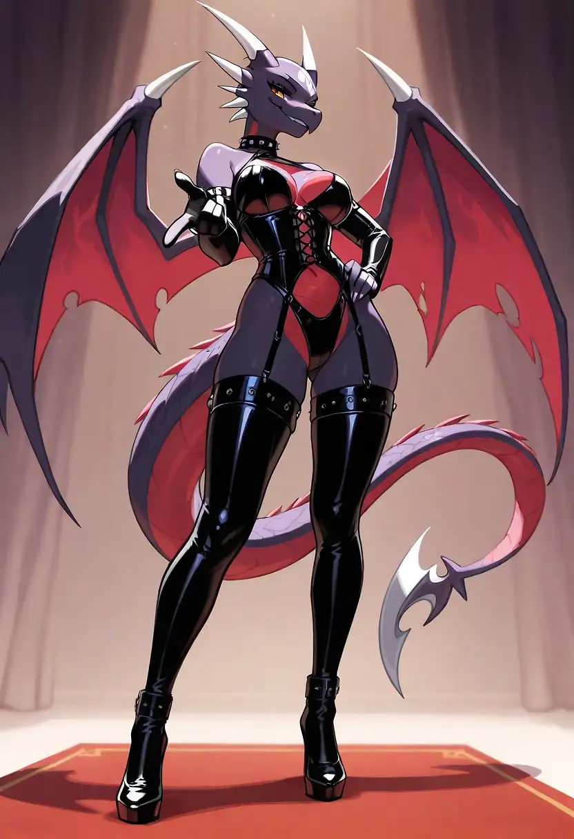 AI art "Dominatrix Cynder"