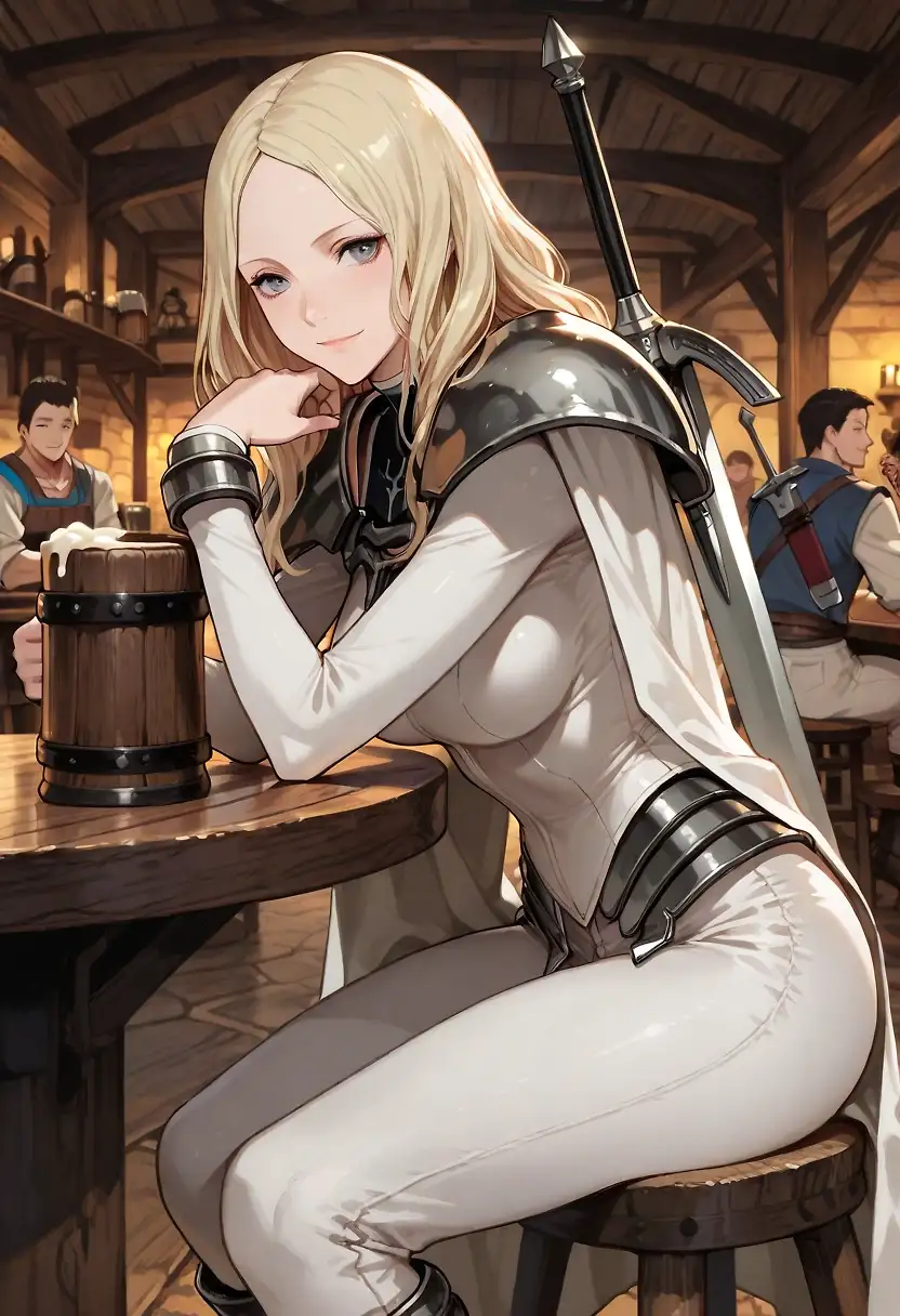 AI art "Claymore Teresa's Otherworldy Encounter"