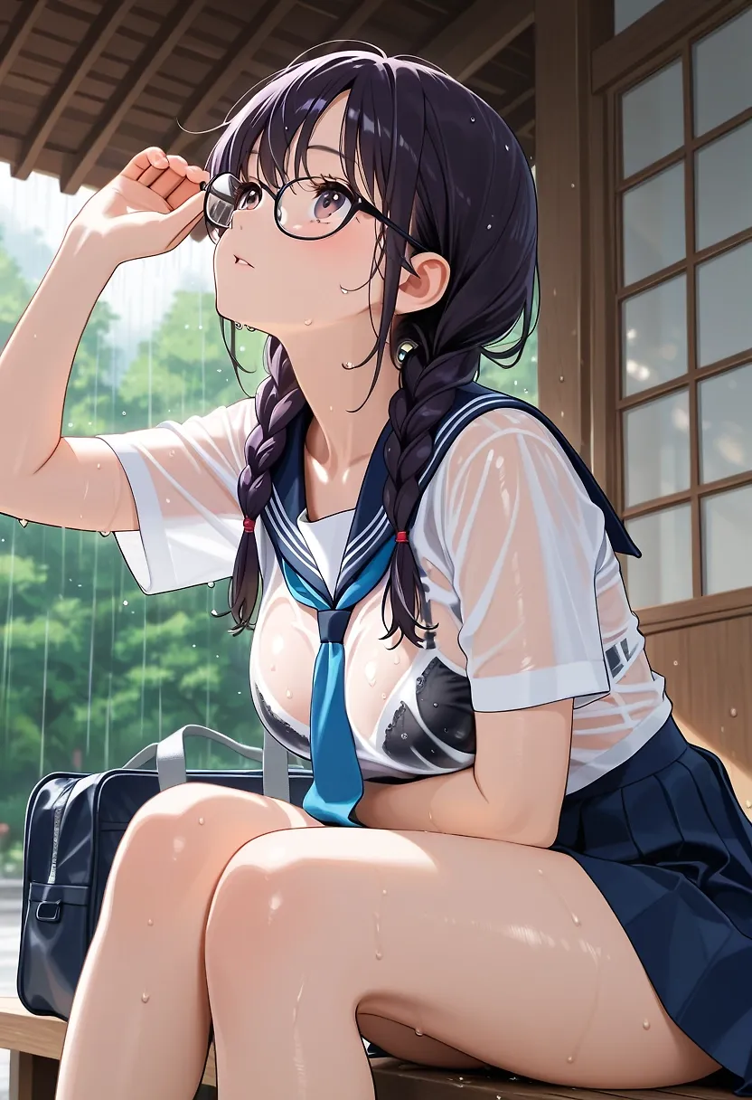 雨宿り