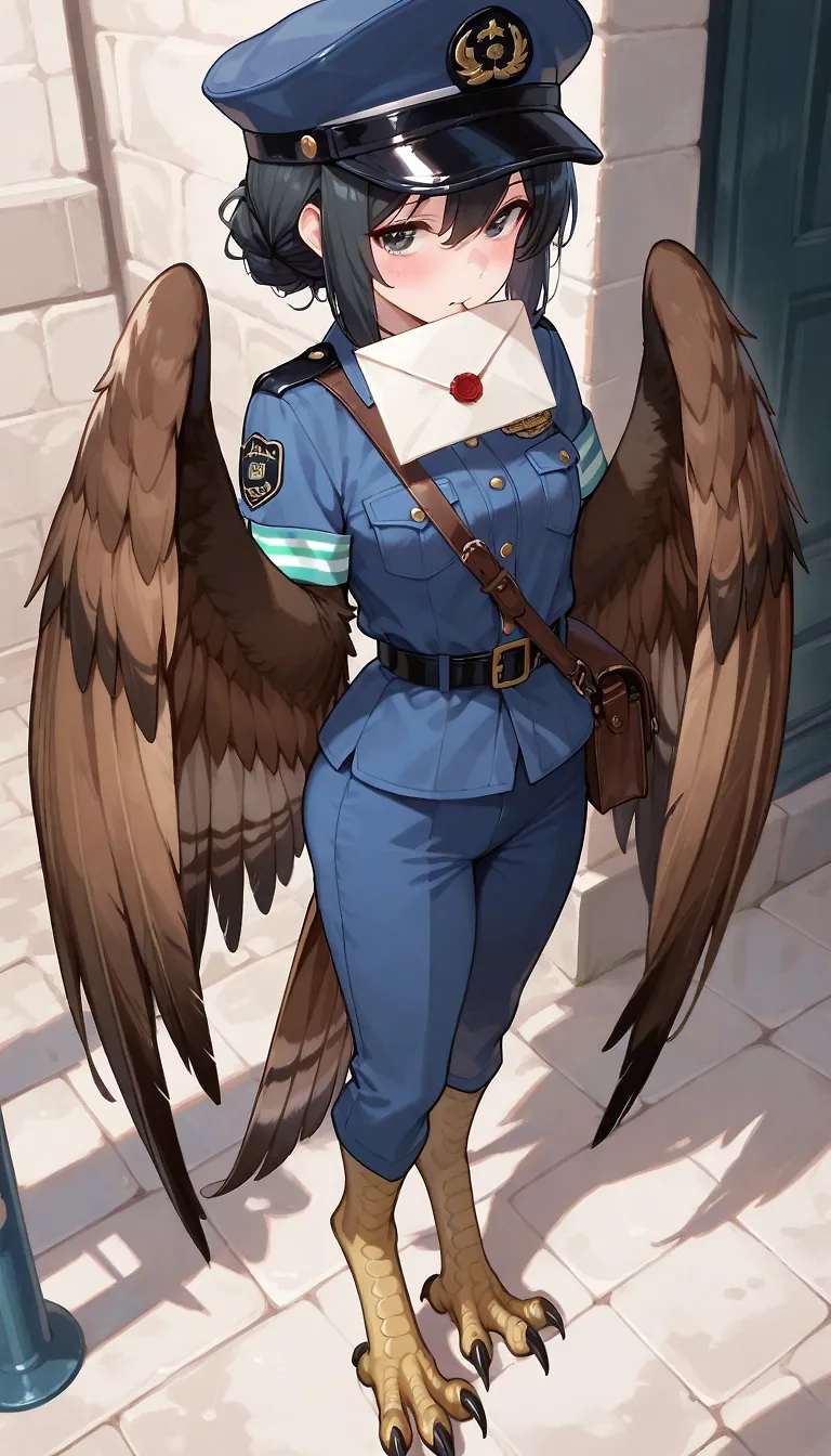 AI art "The Harpy Express" with user description "Everyone deserves a little break."