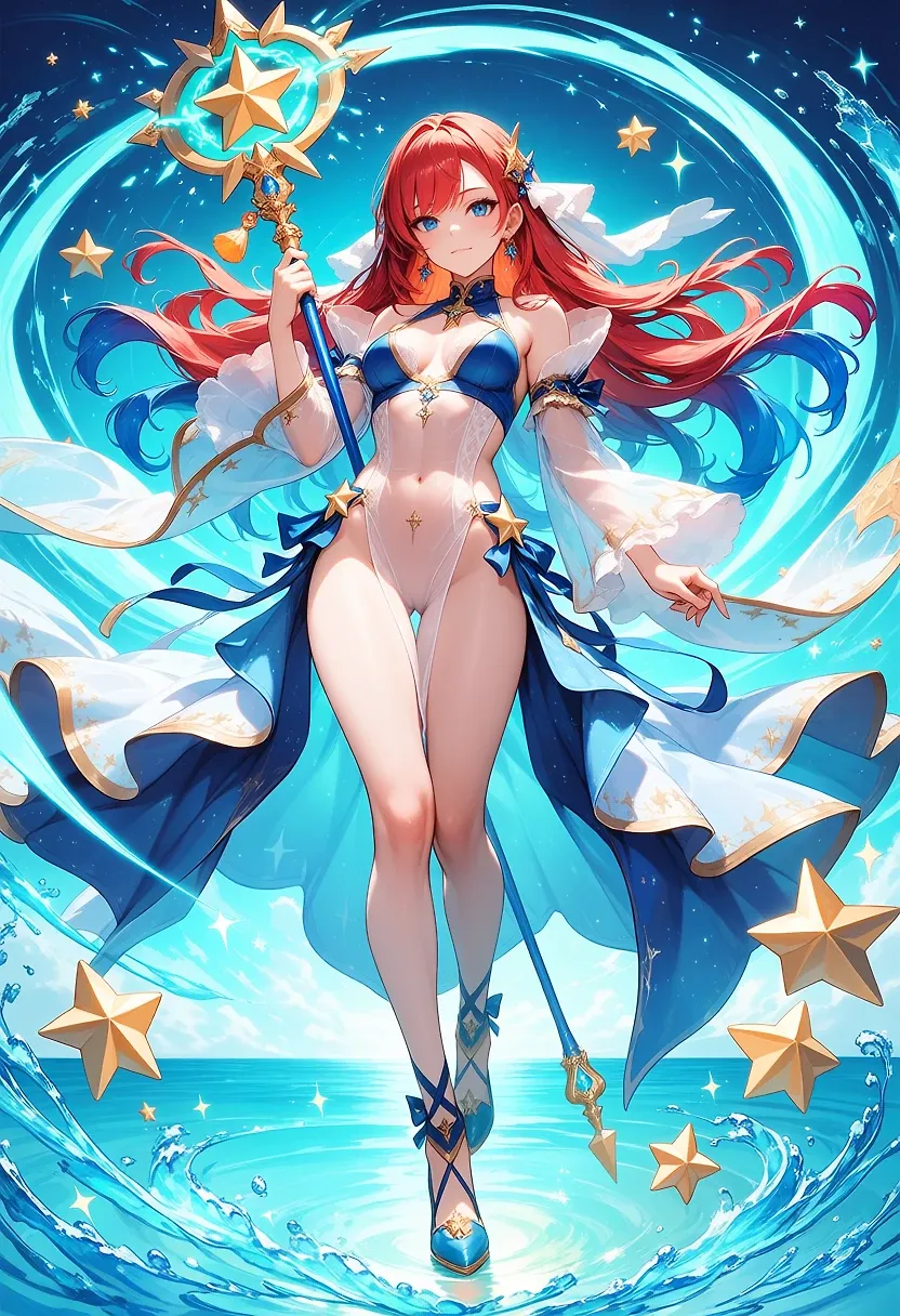 Red M water Mage