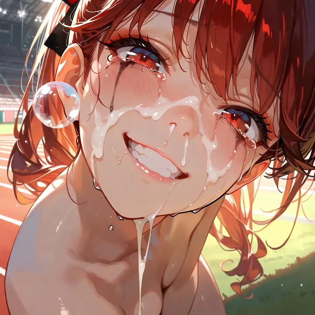 AI art 'Kasumi is so sweet' with user description 'Ending the p5 girls'