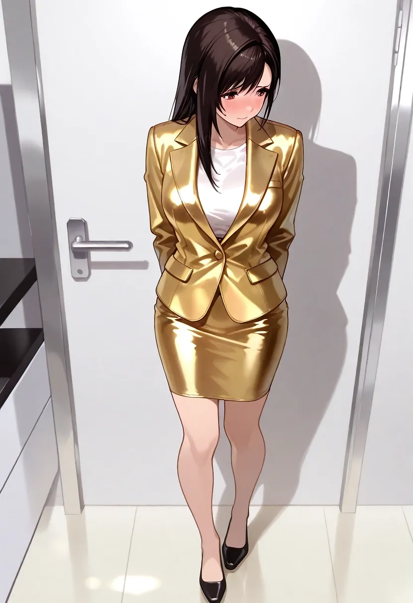 Golden salesgirl Tifa misses the quota...