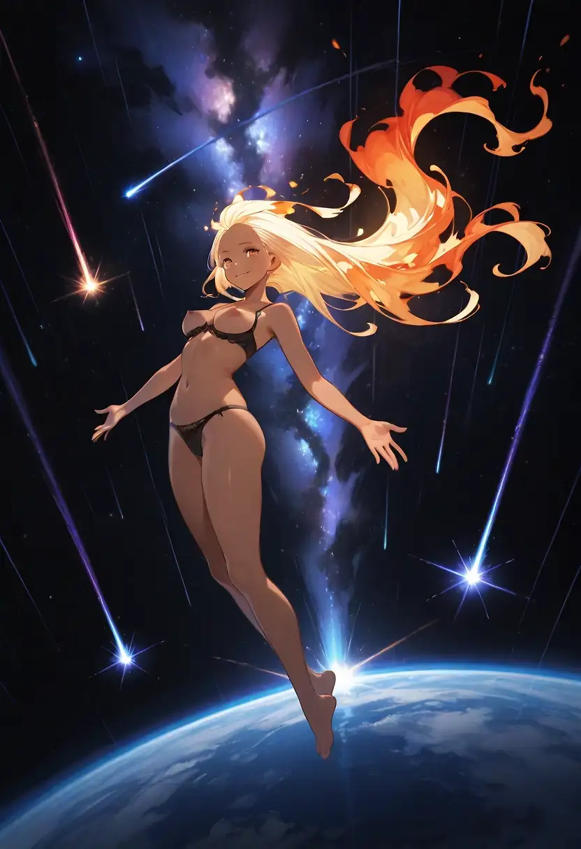 AI art "Shooting Star"