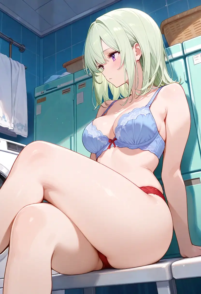 AI art 'Bored in laundry'