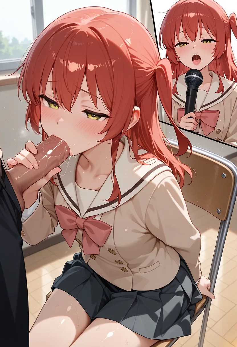 For Kessoku Band’s Next Live! Kita’s Surprised Microphone Practice