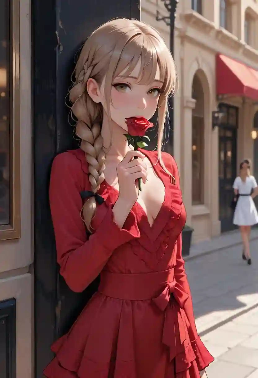 AI art "On a street"