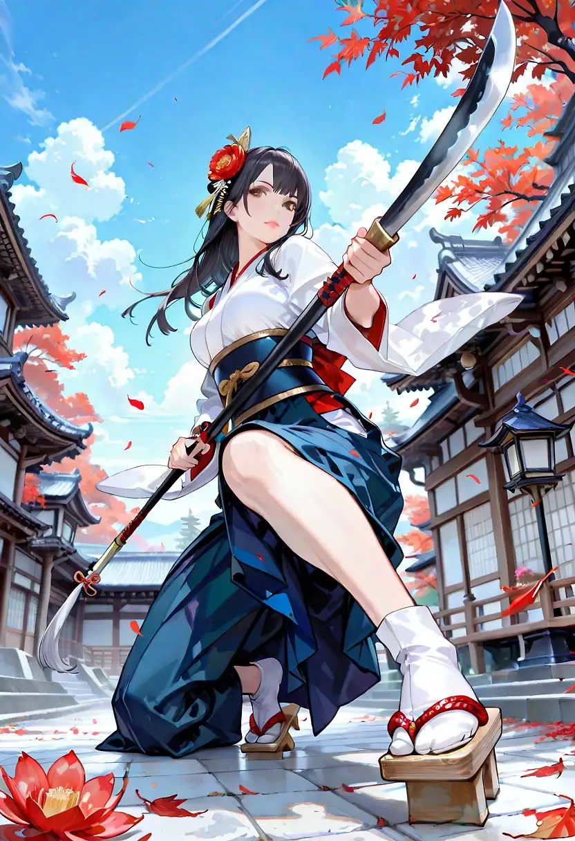 AI art 'Samurai women'