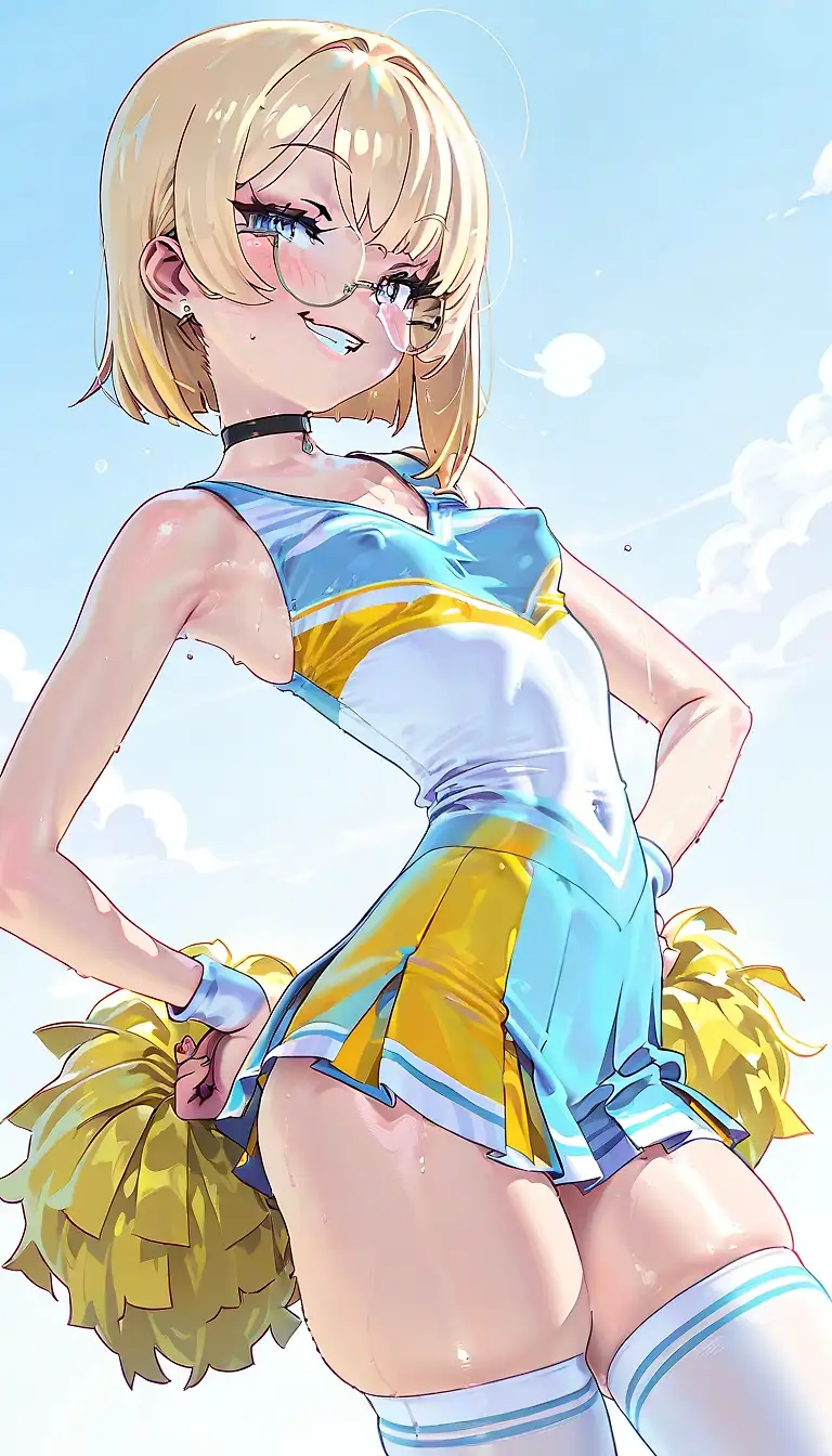 AI art "blonde baddie 1"