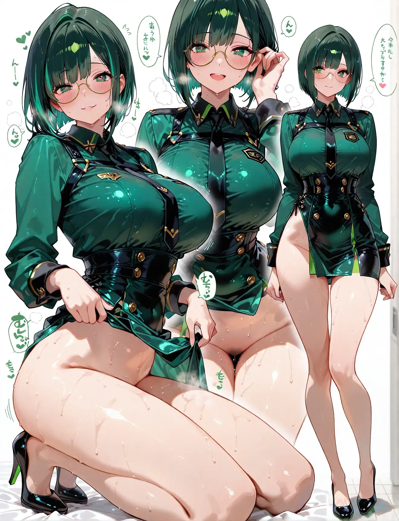 AI art 'Dedicated to @mamashiro Part6' with user description 'I'd love to go on a date like this💕'