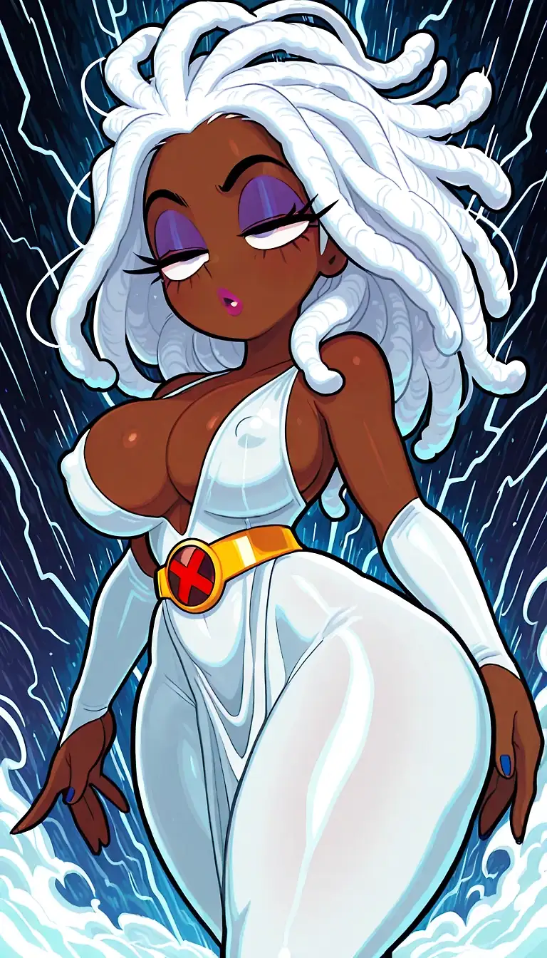 AI art 'Storm X-Men Lightning Goddess'