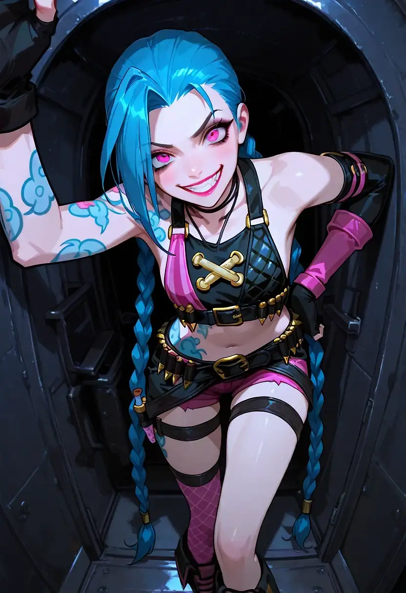 AI art "Porn of Legends A to Z - Jinx"