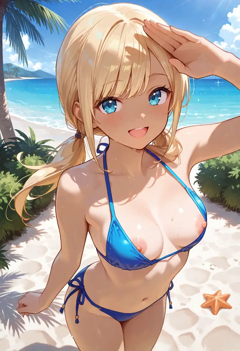 AI art "Beach Day"