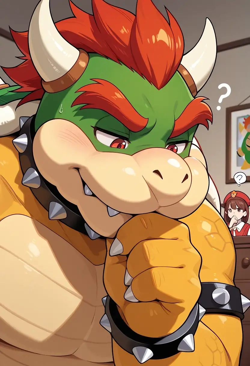 AI art ""Bowsers Little Problem""