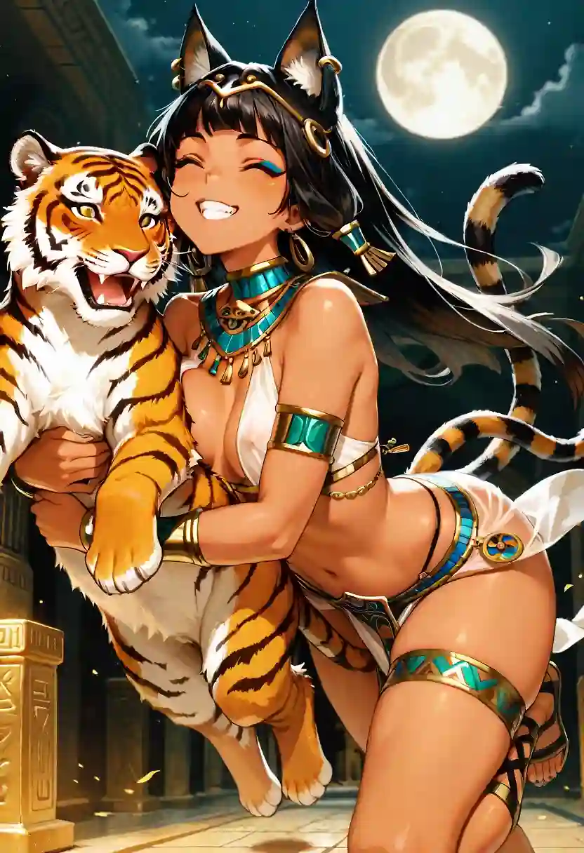 AI art "Bastet : long time friends"