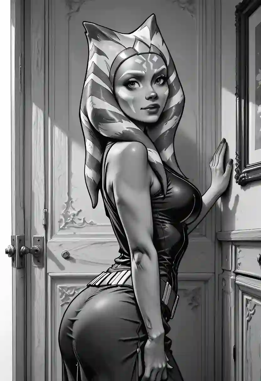 AI art 'Ahsoka Tano - playing with the Empire'