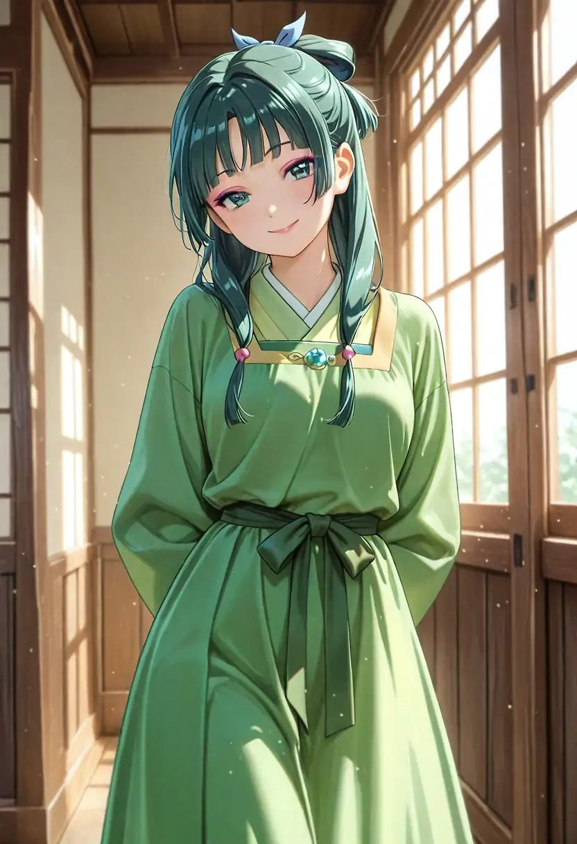 AI art "Testing Maomao in different models"