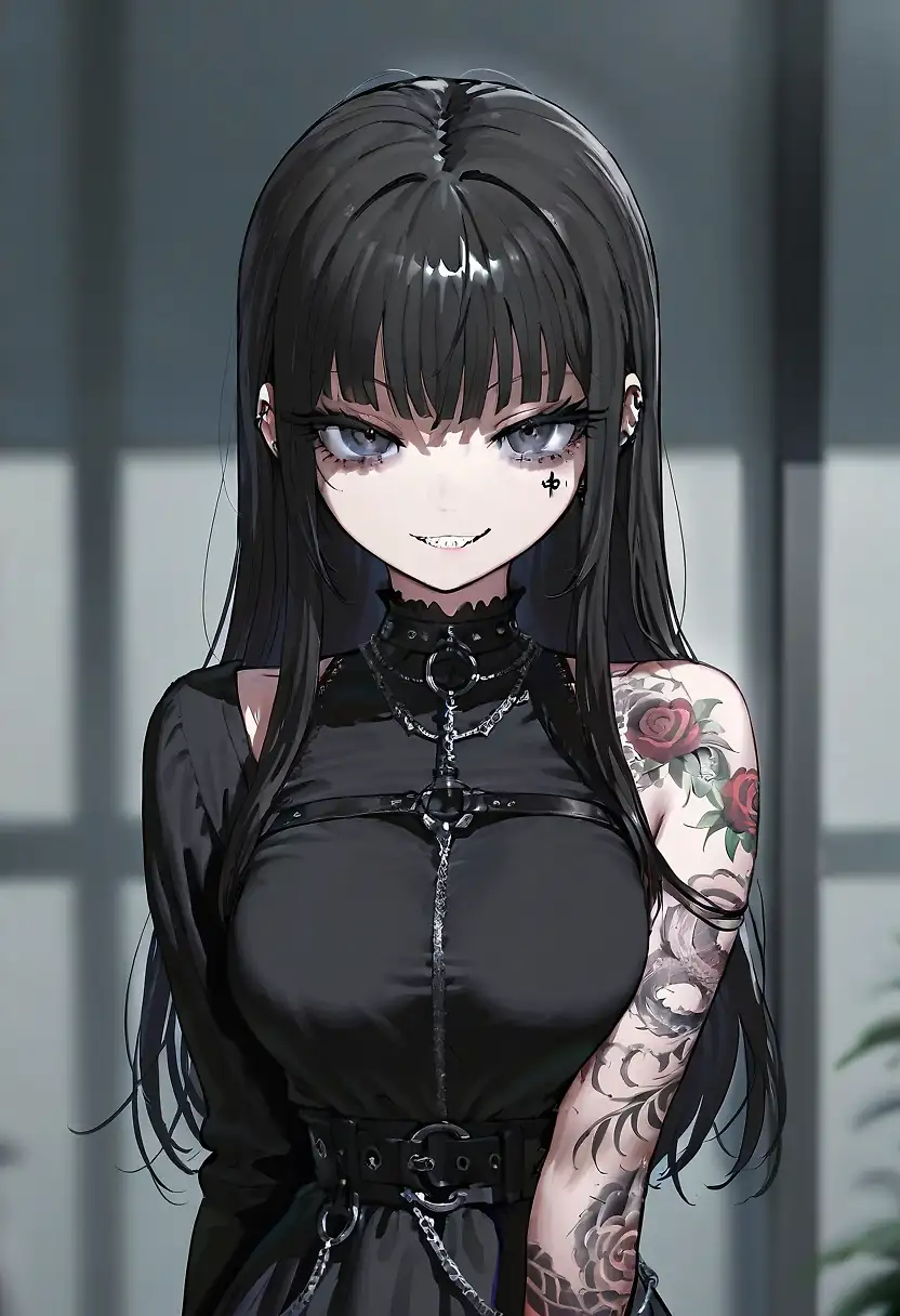 AI art "goth baddies incoming wave 5"