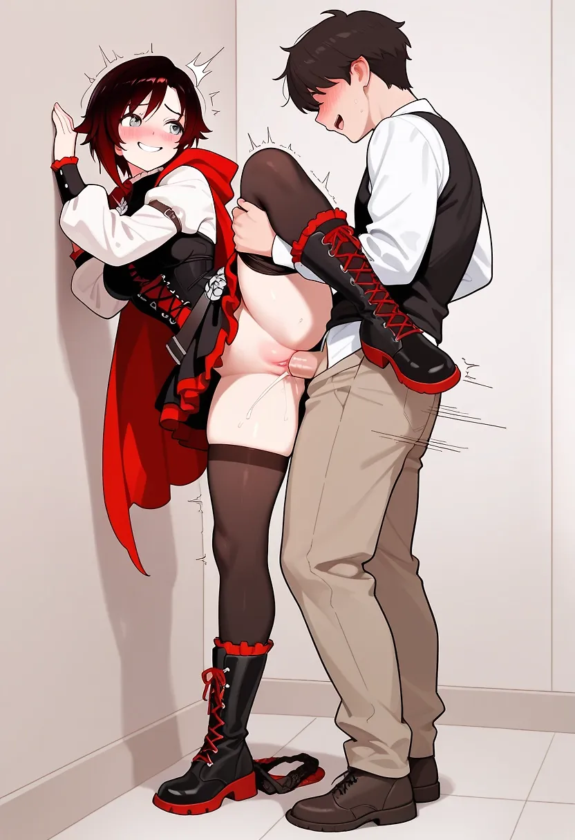 Ruby up against the wall