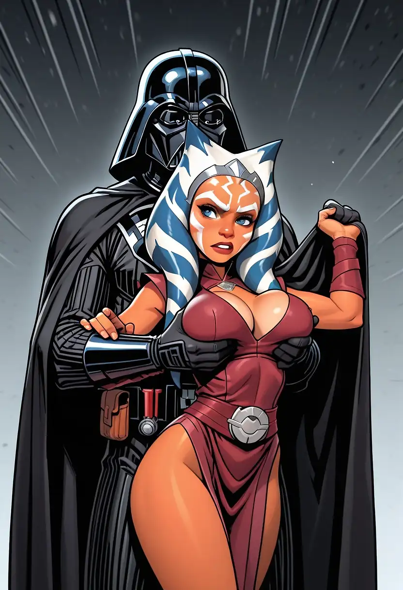 AI art 'Dark Vador and Ahsoka'