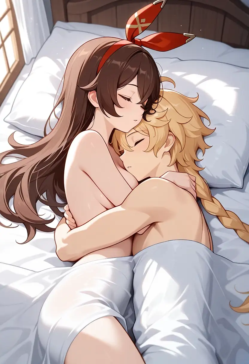 AI art "Different ships sleeping together"