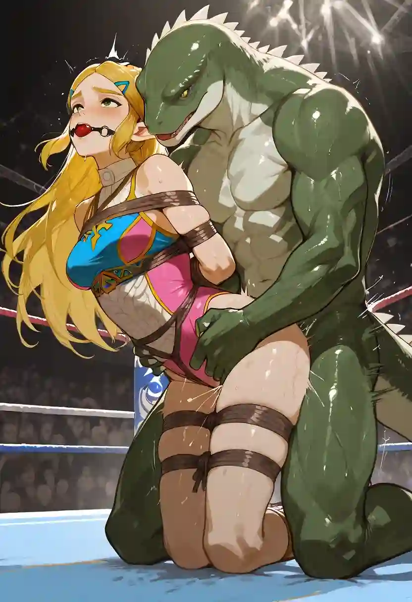 AI art "Princess Zelda loses."