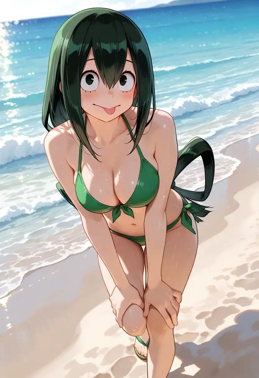 AI art "BNHA Affair Series: Asui Tsuyu"