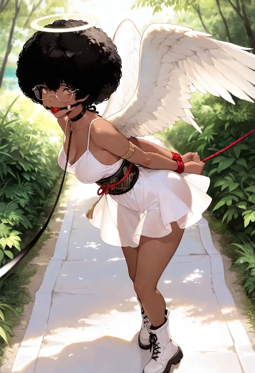 AI art "Out for a stroll"