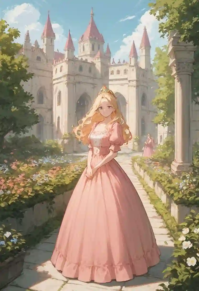 AI art "Princess of the Secret Garden"