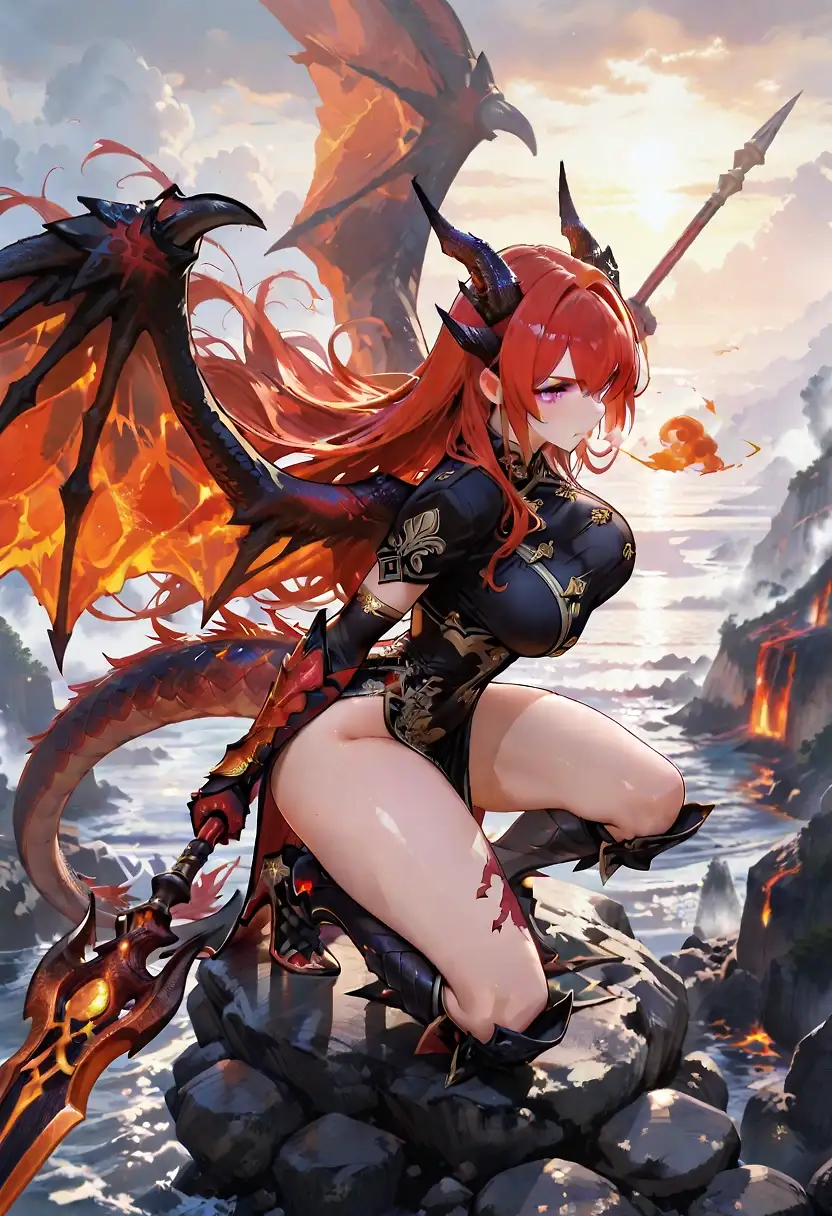 AI art 'Dragon Heir'