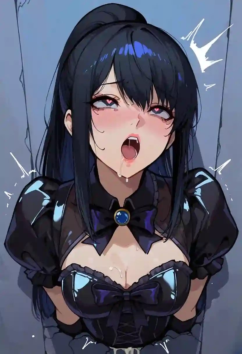 AI art "Stuck in a wall"