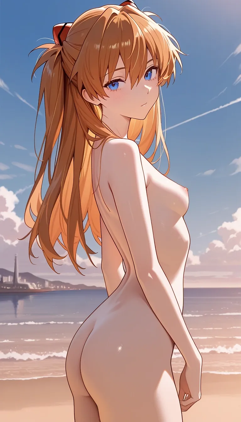 Admiring Asuka