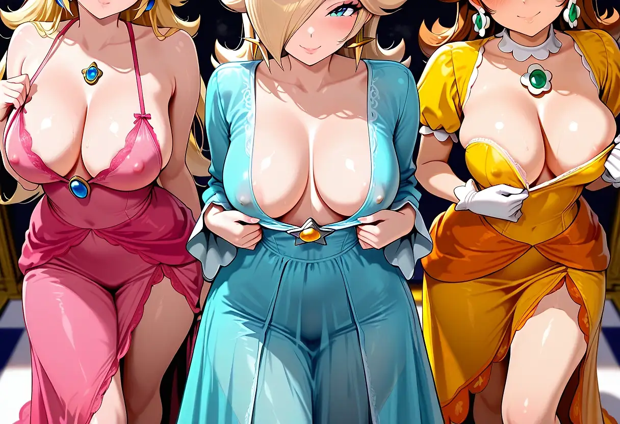 AI art "Mario Girl Display"