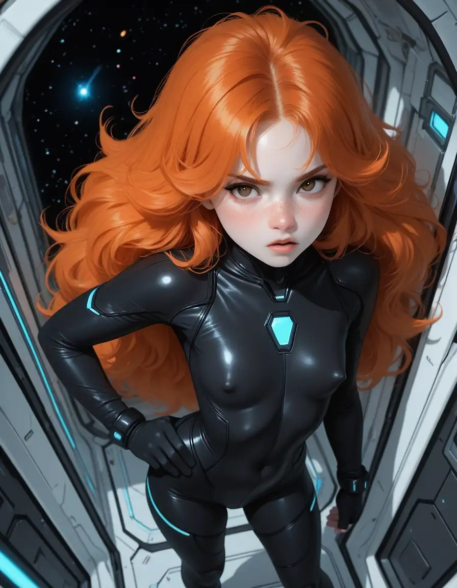 AI art 'Covert Teleporter Malfunction' with user description '"Well it's supposed to be a stealth mission so what difference does it really make? Just don't get seen and go get those files!"'