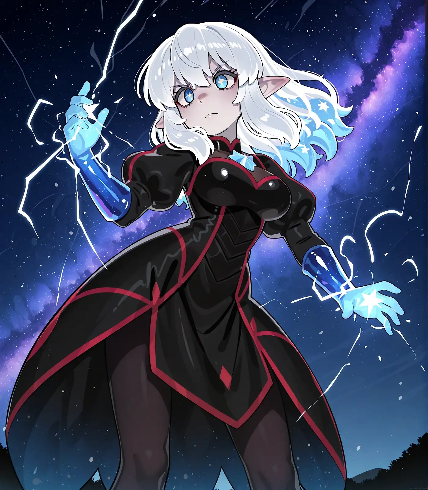 AI art "Cosmic Elf Rin"