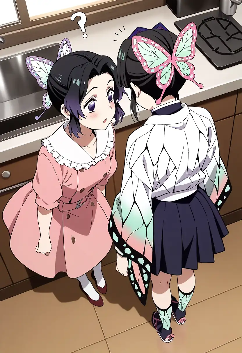 AI art "Our water is quite low shinobu san"