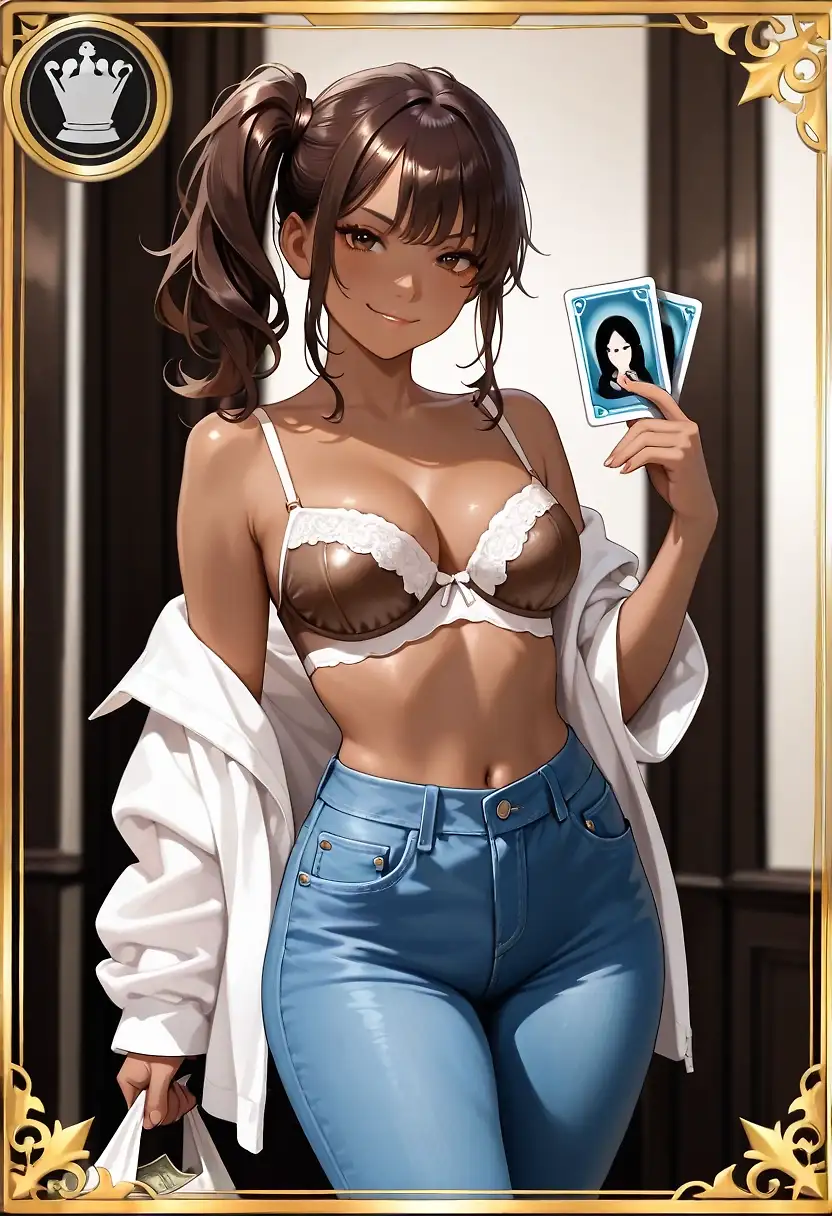 AI art "Octavian's trading cards"