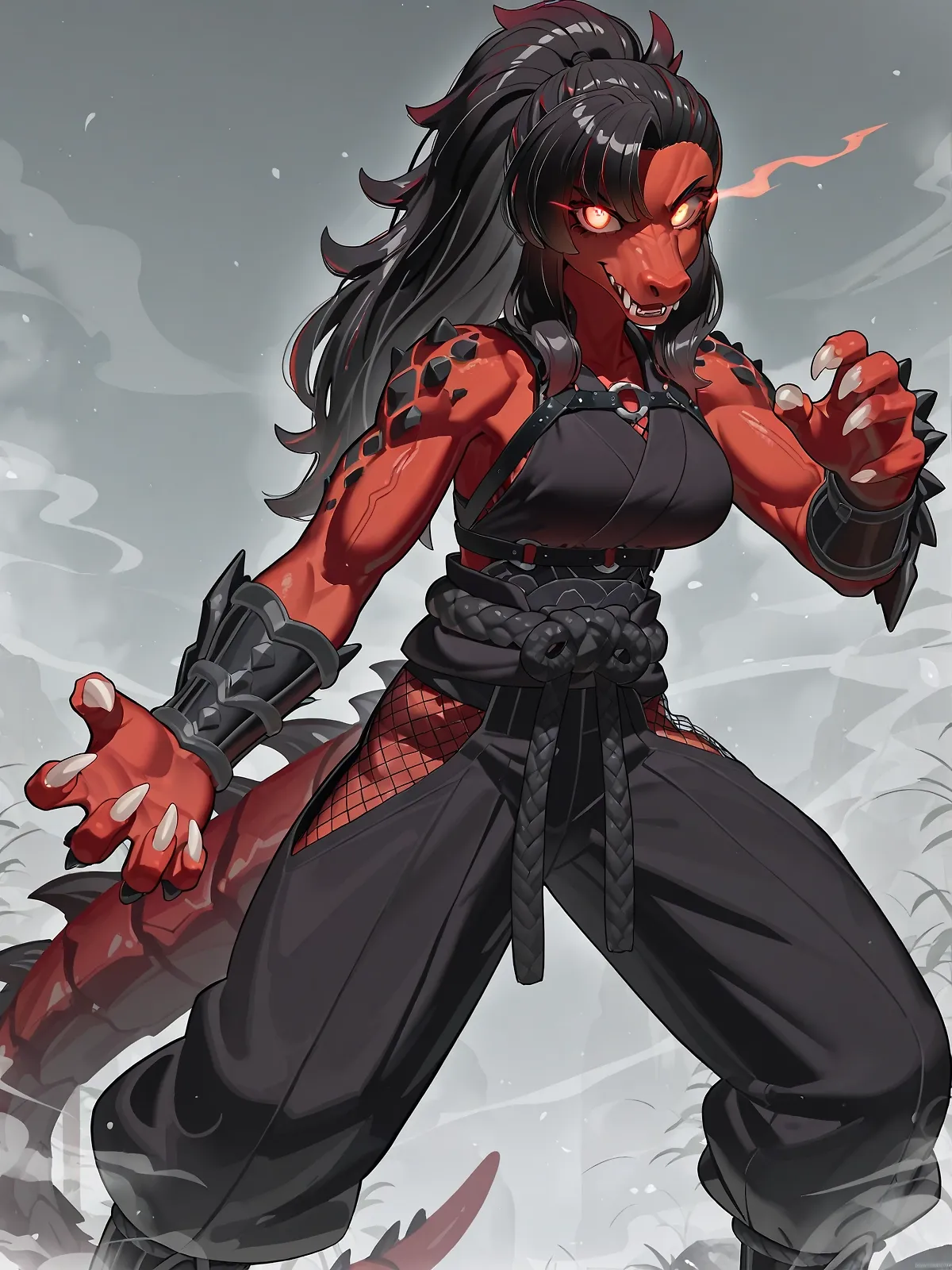 Monster Hunter Girls: Odogaron, Nargacuga (again) and Tigrex (again)