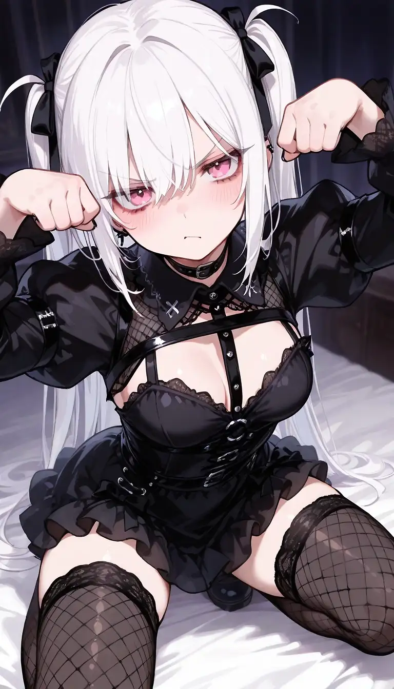 AI art 'Eira' with user description 'Eira-Chan hates when you call her cute.'
