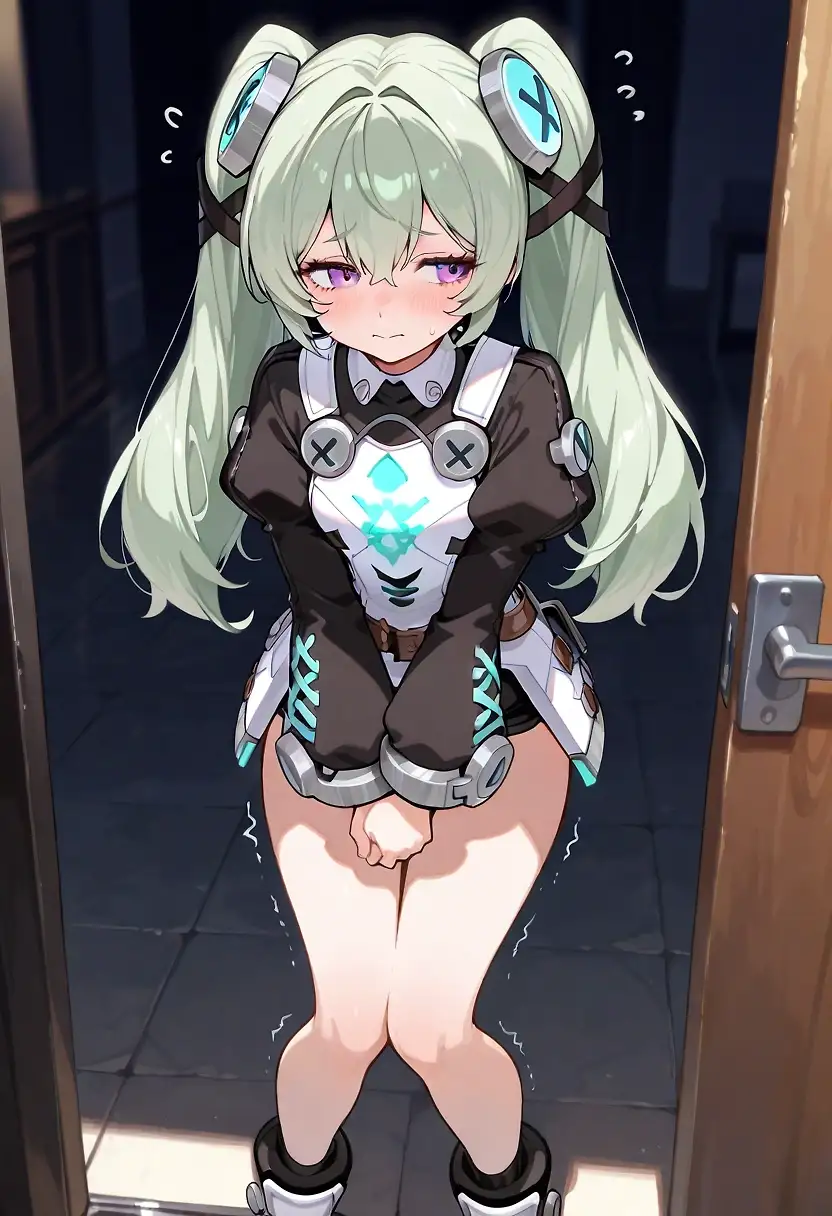 AI art "I'm so sorry, Master..."