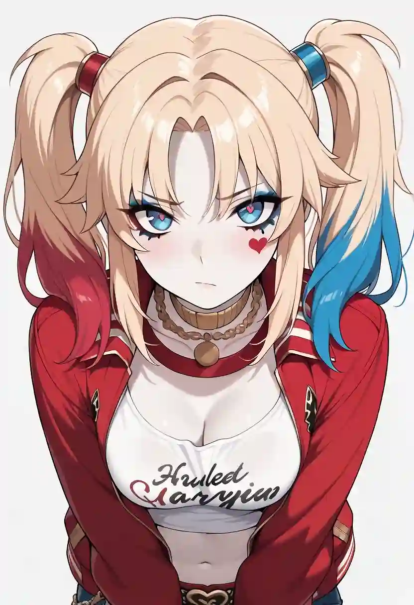 AI art "mordred harley queen"