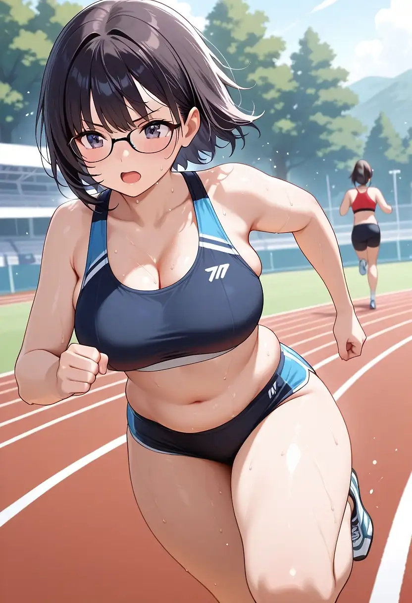 AI art "Missy's Running Competition"