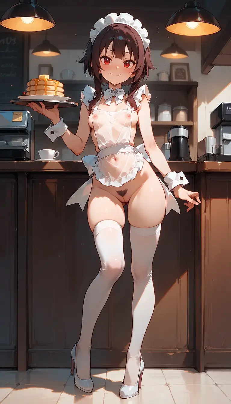 AI art 'seethrough apron megumin'