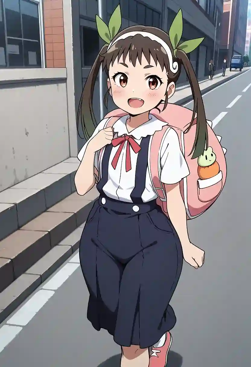 AI art "Hachikuji Mayoi is a true whore"