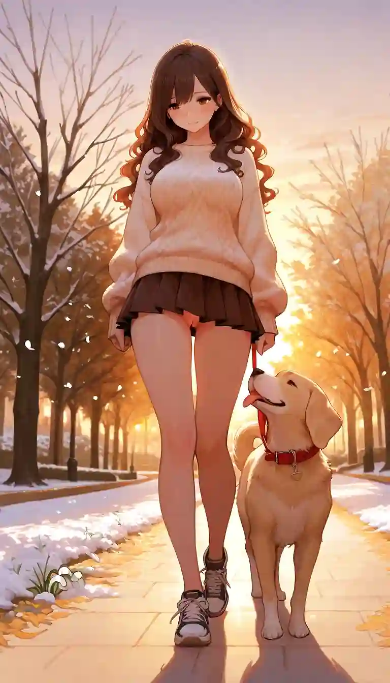 AI art '🗓️ Calendar Girl "March"' with user description 'It's time to turn the page on the calendar again 😏 Hello March! 🌼'