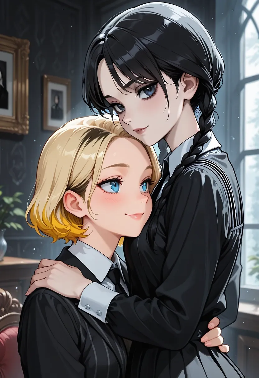 Wednesday and Enid tests (SFW)